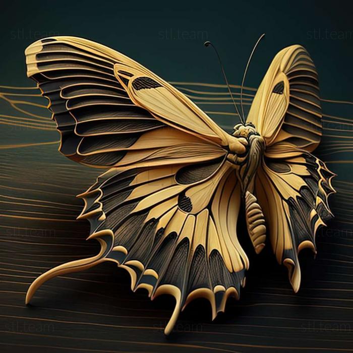 3D model Papilio brevicauda (STL)
